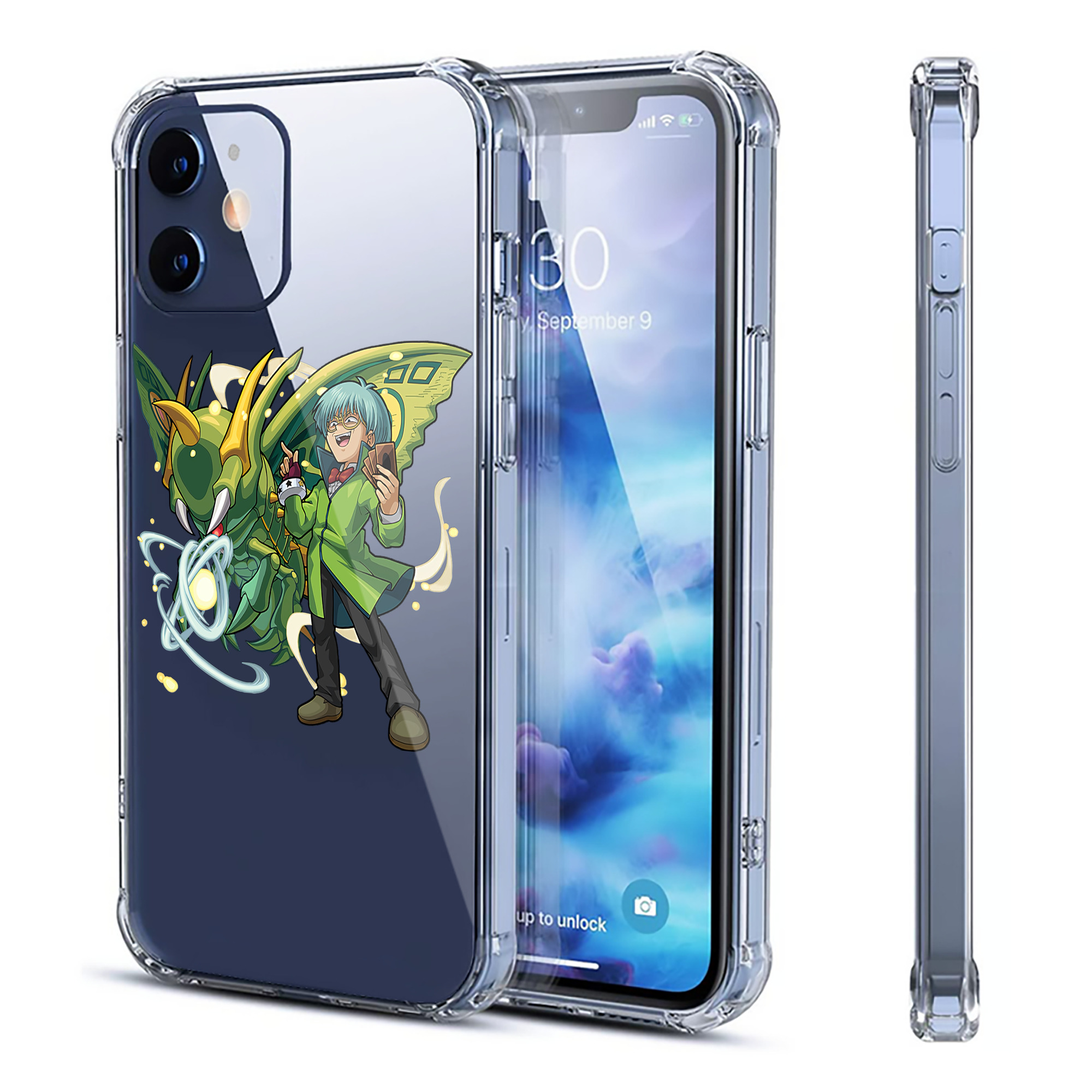 （画像用） 遊☆戯☆王 Yu-Gi-Oh! 【iPhone 12シリーズ対応】透明スマホケース（クリアソフトケース）